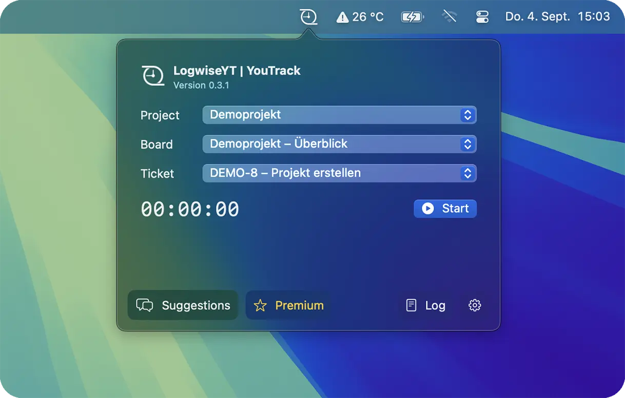 Logwise App – Full-Width
